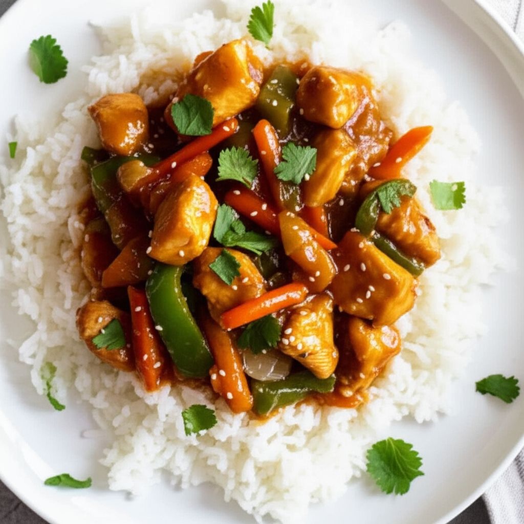 Chicken Delirious and Buttered Rice (for Pressure Cooker)