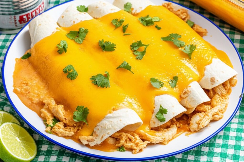 Chicken Enchiladas with Cream of Chicken Soup