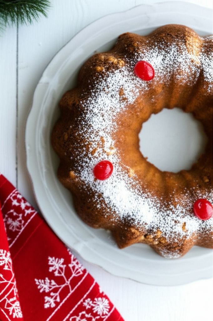 Christmas Wreath Cake