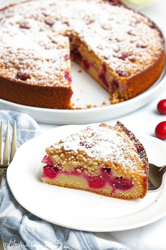 Cranberry Sour Cream Kuchen