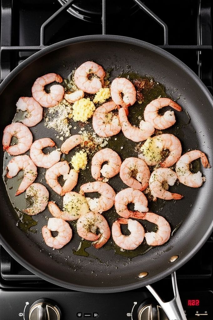 Creamy Shrimp Pasta with Mushrooms
