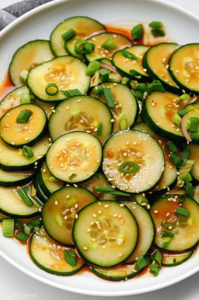 Cucumber Salad With Thai Sweet Chili Vinaigrette