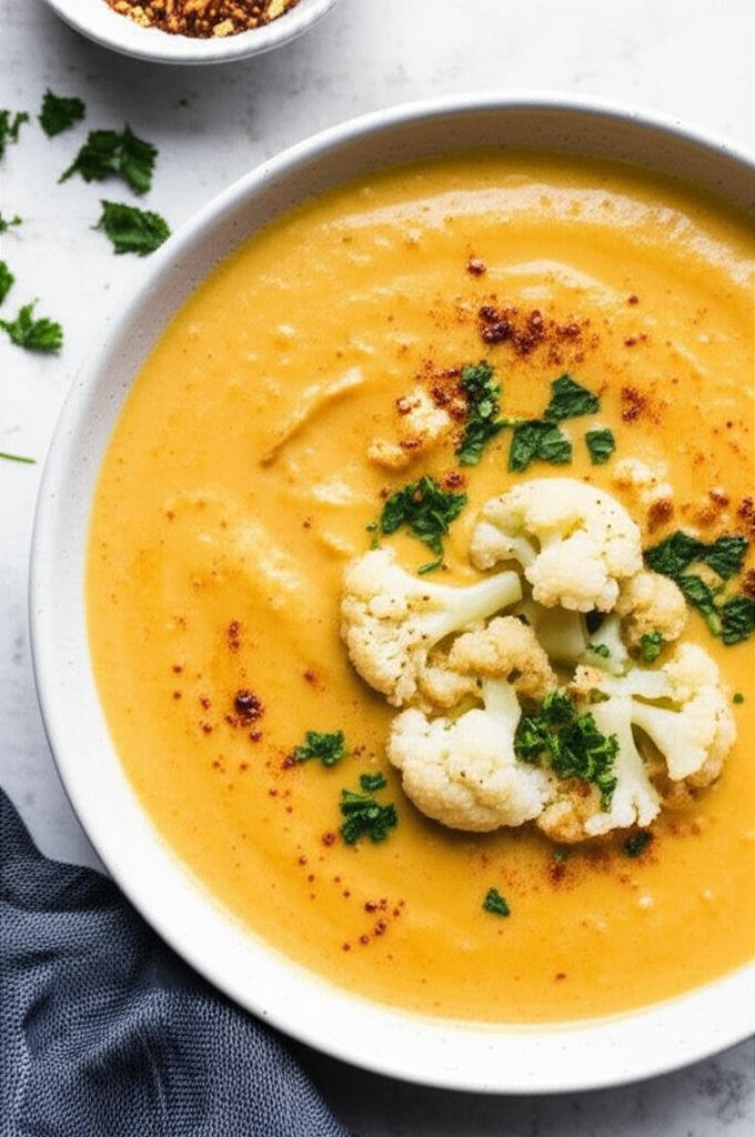 Curried Cauliflower Soup