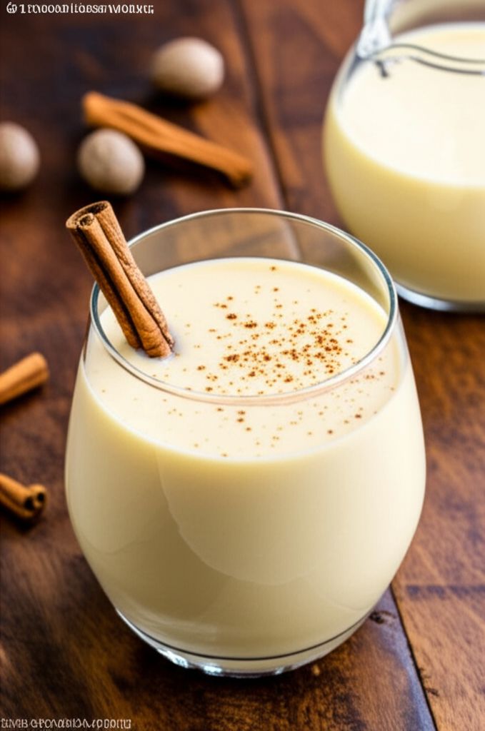 Eggless Vanilla Eggnog