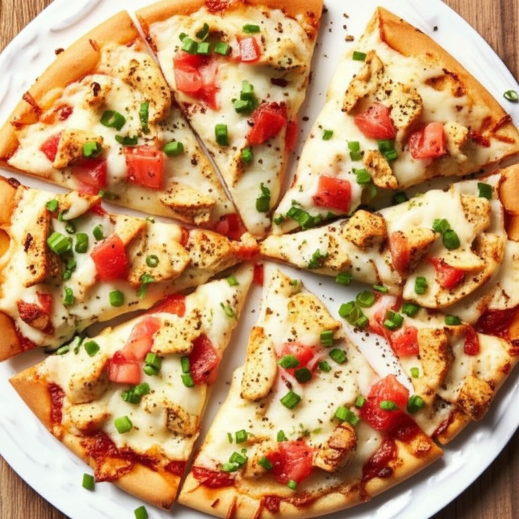 Gourmet Chicken Pizza