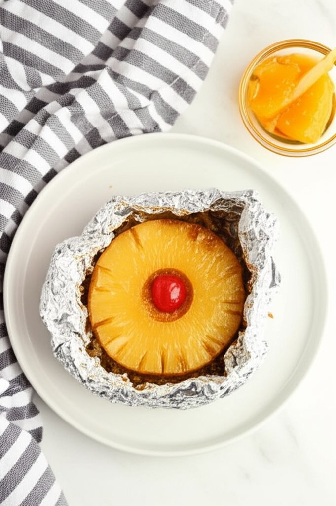 Grilled Pineapple Upside-Down Cake