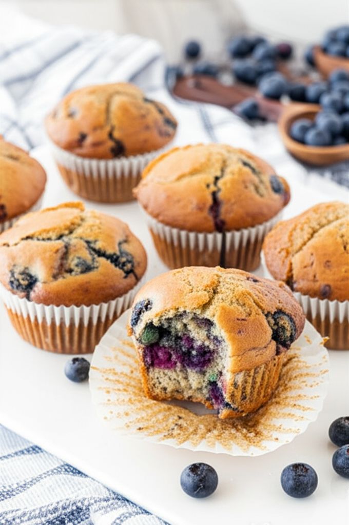 Health Nut Blueberry Muffins