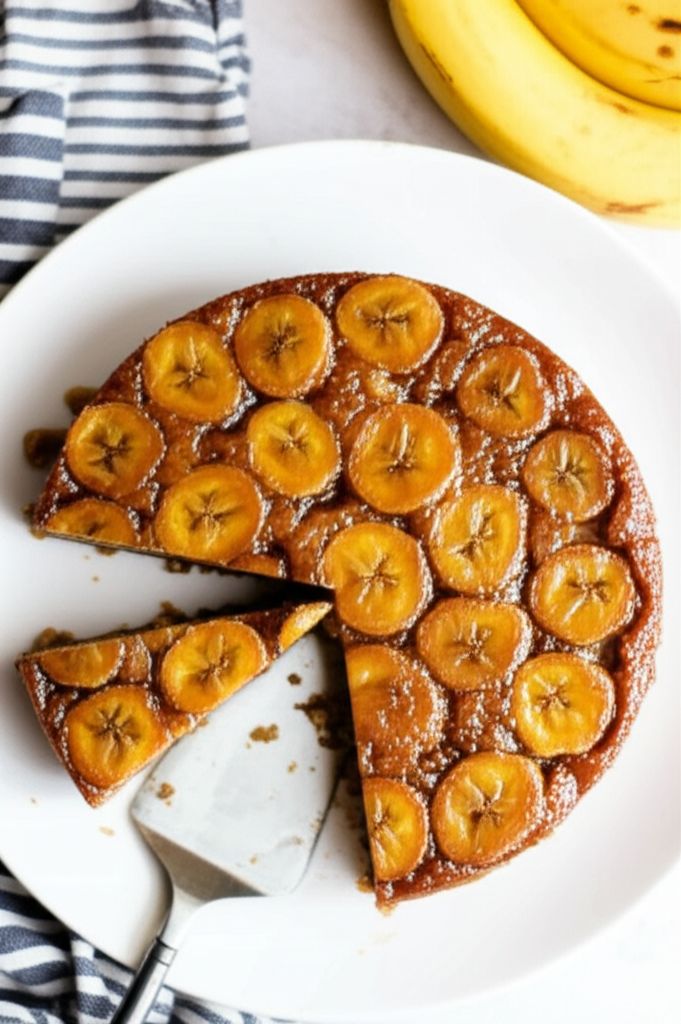 Homemade Banana Upside-Down Cake