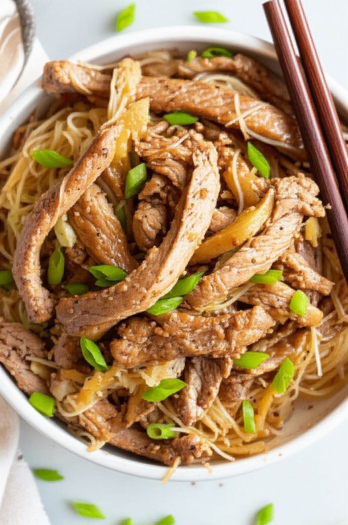Indonesian Pork Noodle Bowl