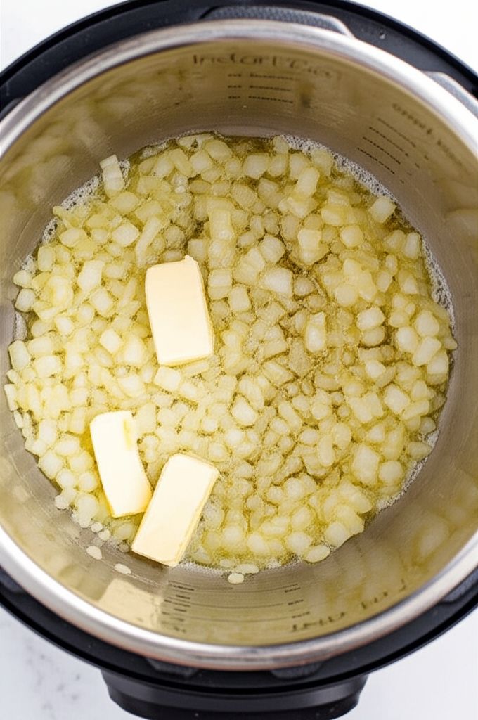 Instant Pot Cheesy Broccoli Rice
