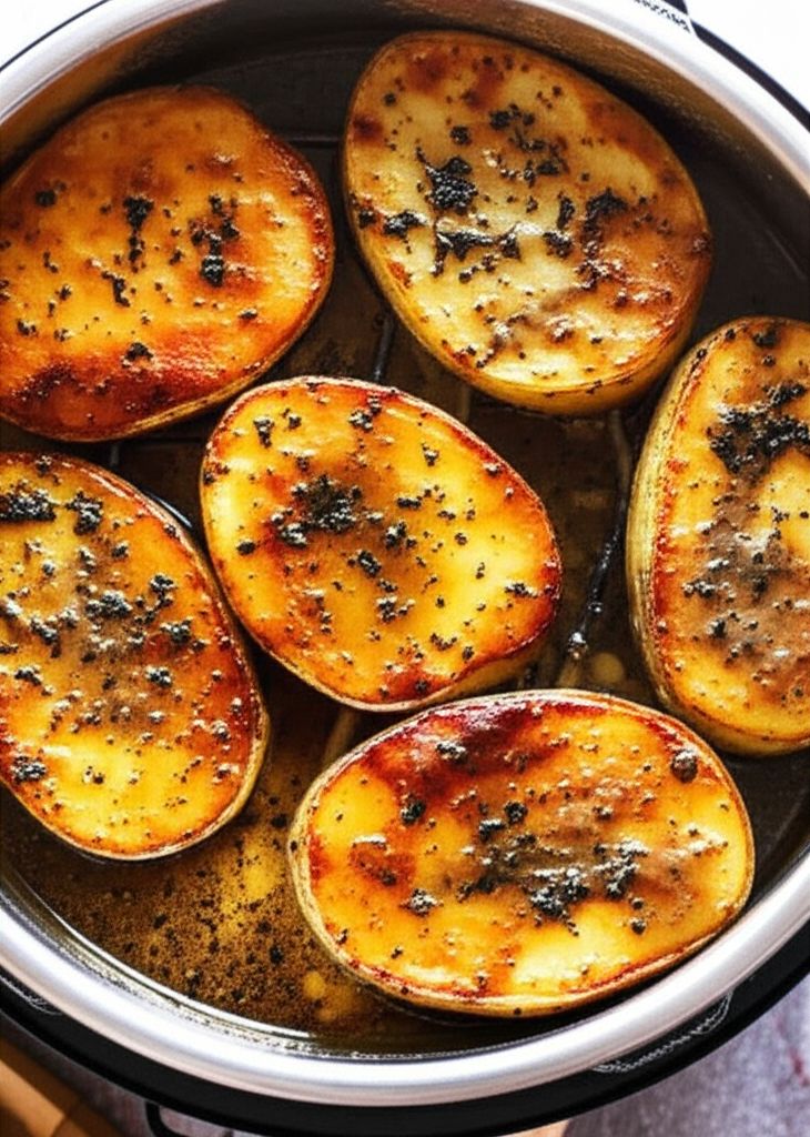 Instant Pot Garlic Roasted Melting Potatoes