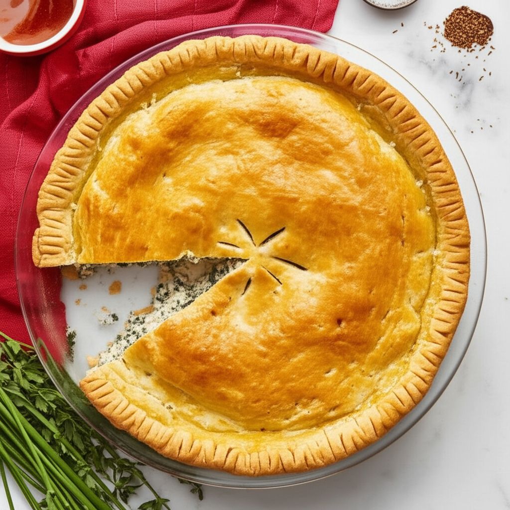 Italian Spinach Sausage Pie