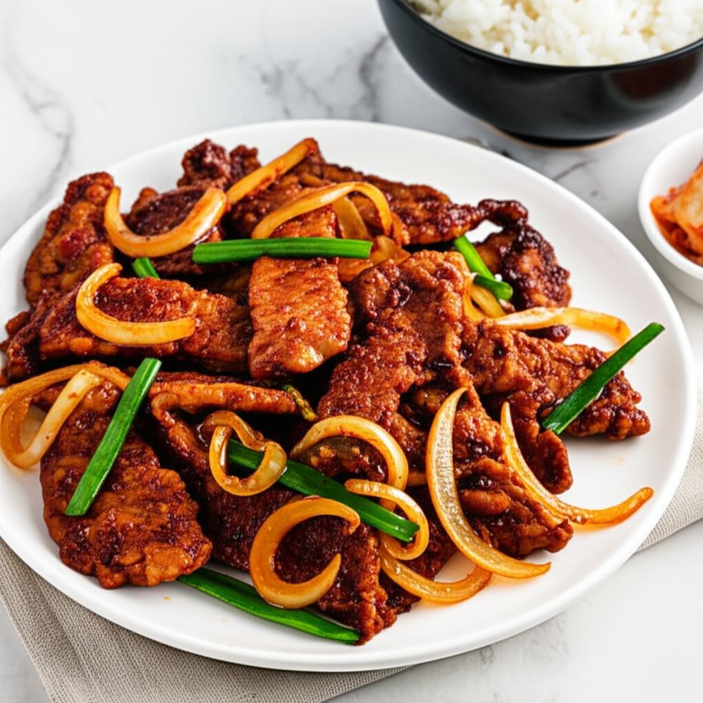 Korean Spicy Marinated Pork (Dae Ji Bool Gogi)