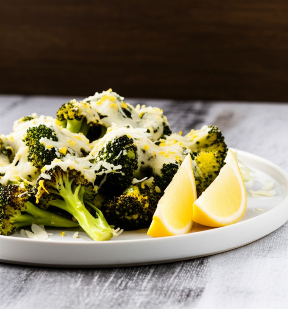 Lemon Parmesan Roasted Broccoli
