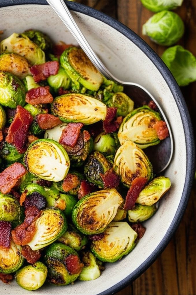 Maple Bacon Brussels Sprouts