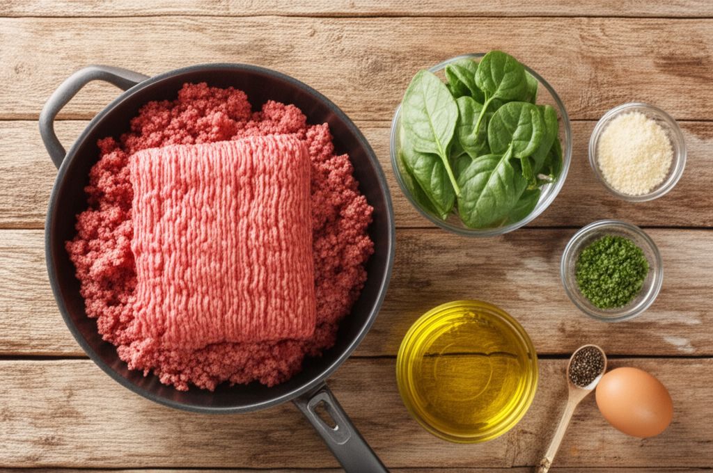 Meat and Spinach Ravioli Filling