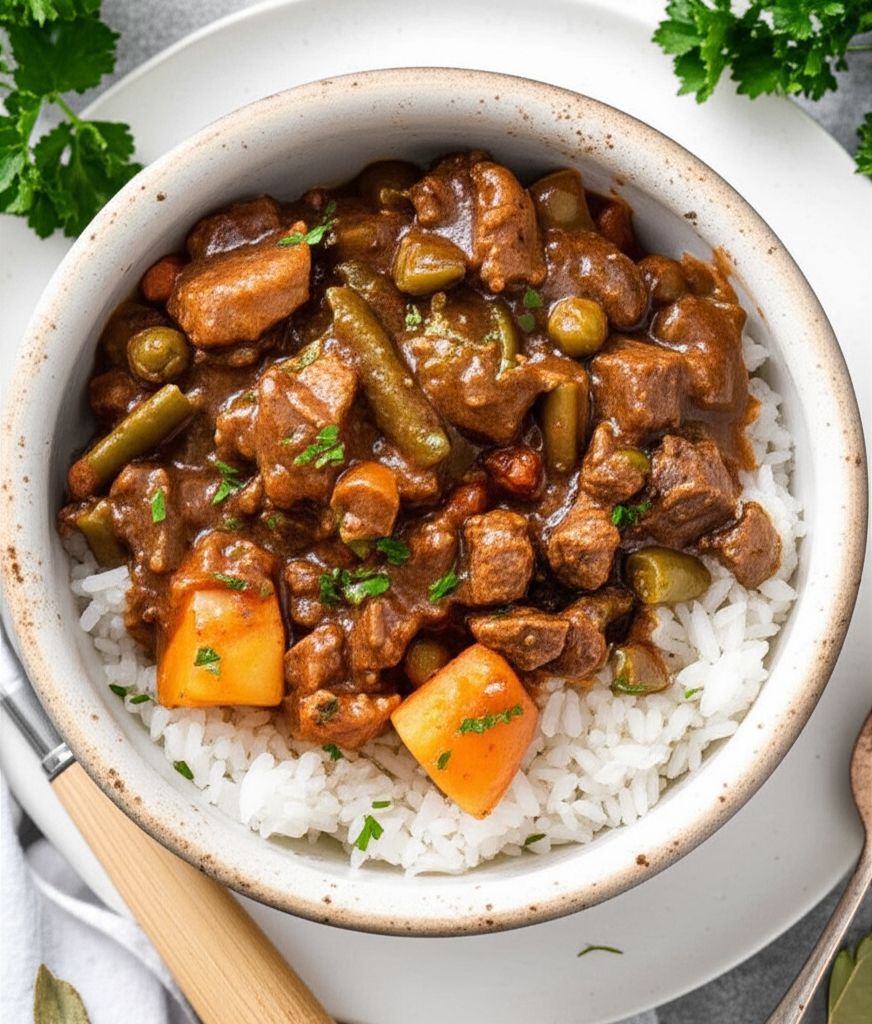 Mom's Portuguese Beef Stew
