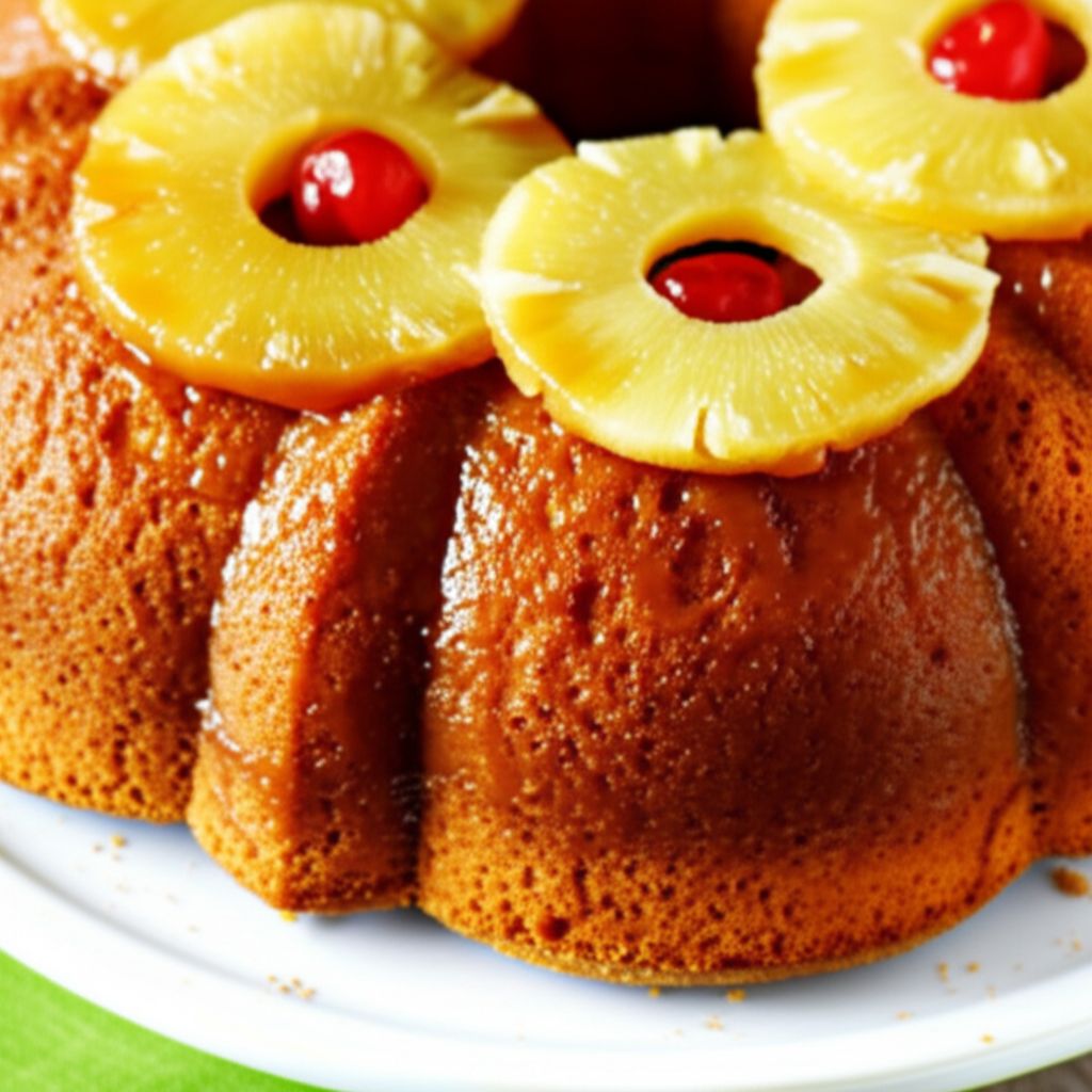 Pineapple-Lime Impossible Cake