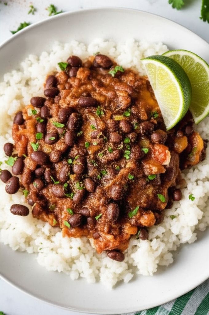Rice with Black Beans
