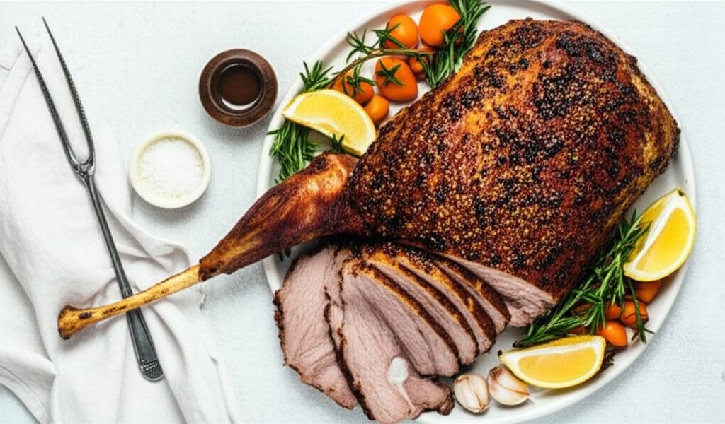 Roast Leg of Lamb with Rosemary
