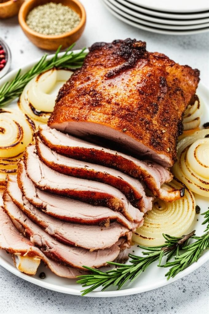 Roasted Leg of Pork