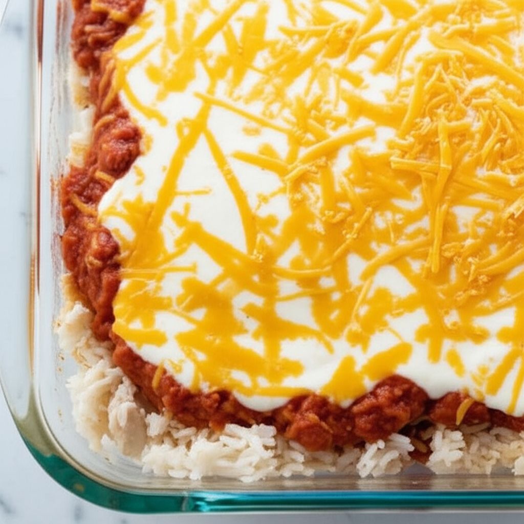 Salsa Chicken Rice Casserole