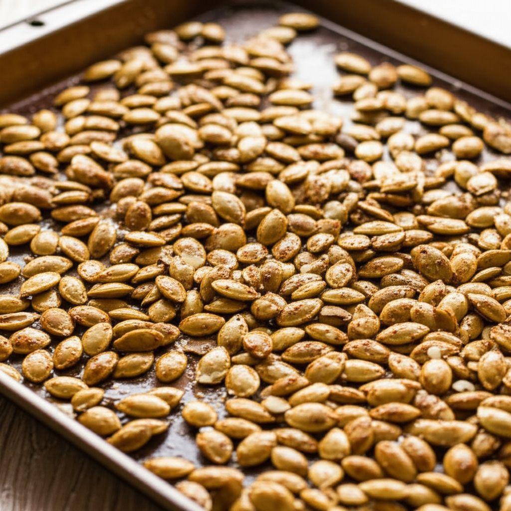 Savory Toasted Pumpkin Seeds