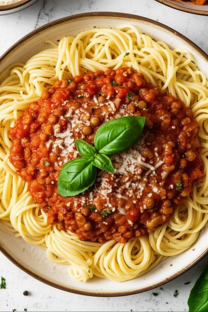 Sicilian Lentil Pasta Sauce