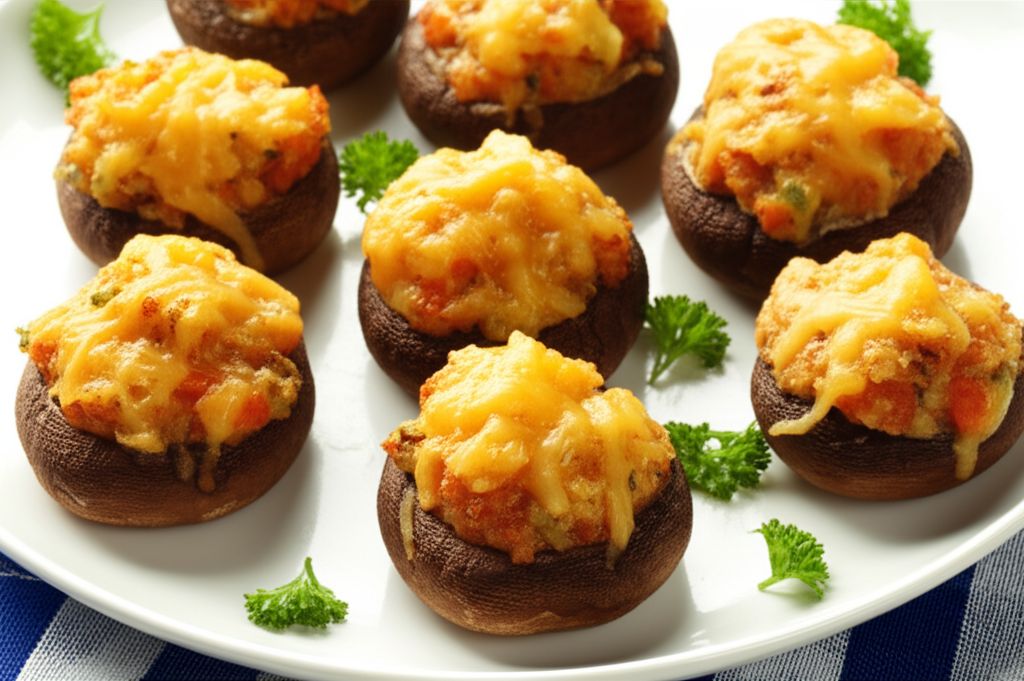 Stuffed Mushrooms with Sour Cream