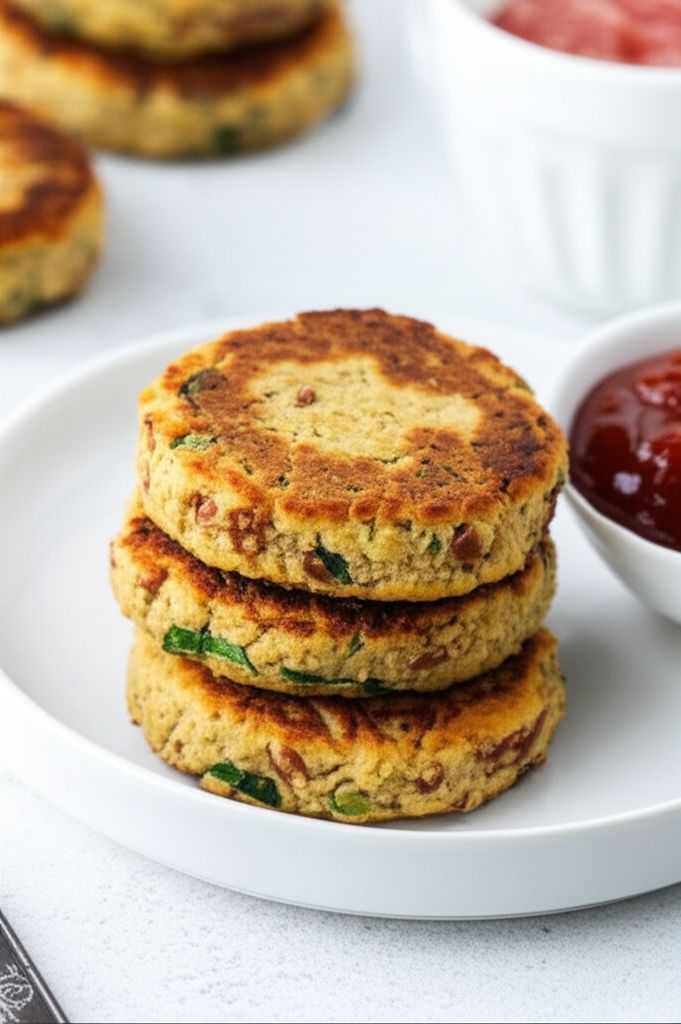 Vegan Baked Oatmeal Patties