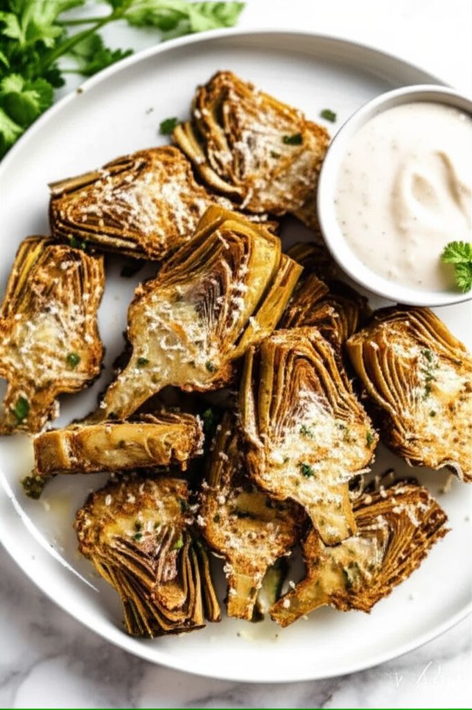Air Fryer Artichoke Hearts