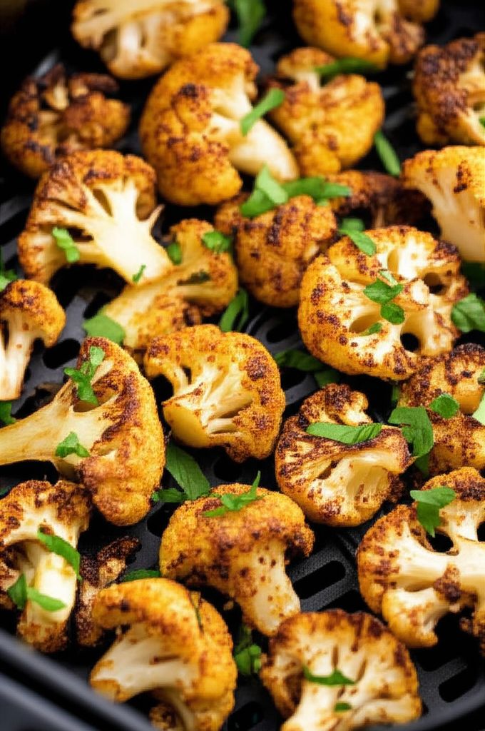 Air Fryer Roasted Cauliflower