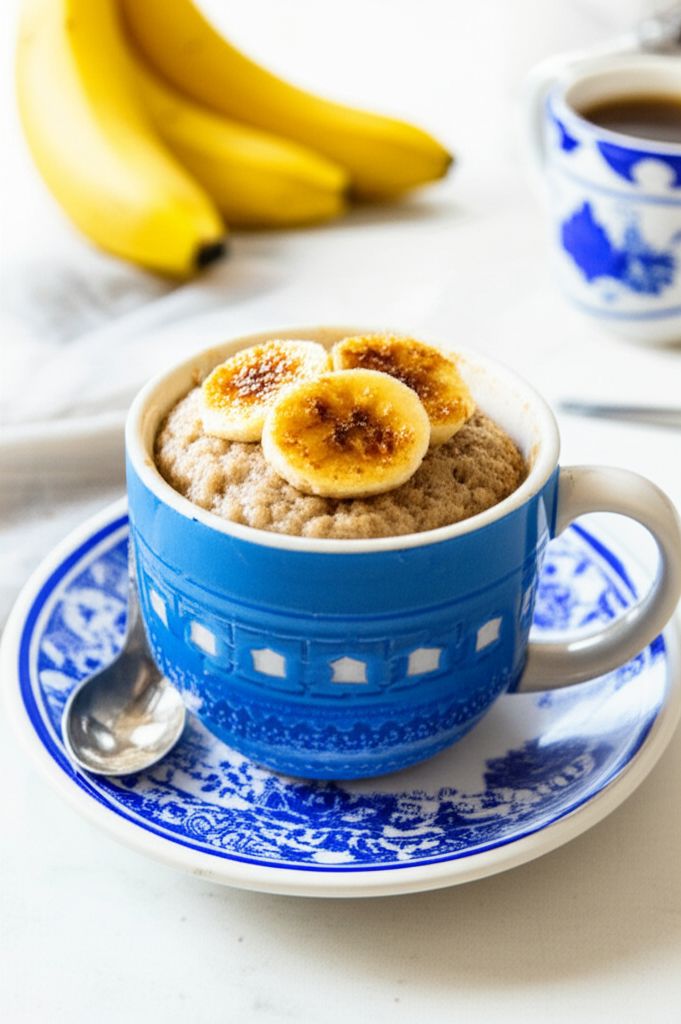 Banana Bread Mug Cake in a Minute