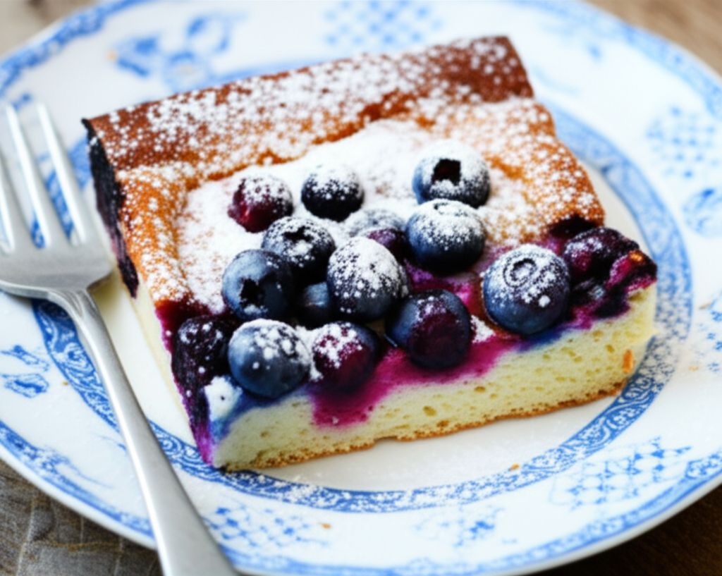 Blueberry Custard
