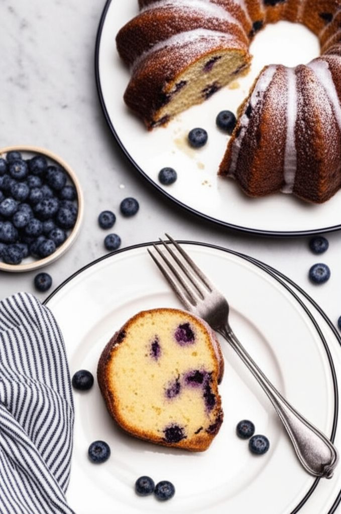 Blueberry Pound Cake