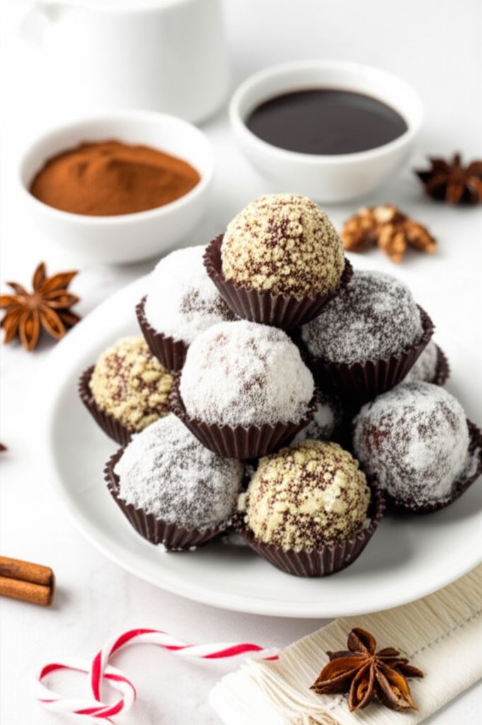 Brandy or Rum Balls