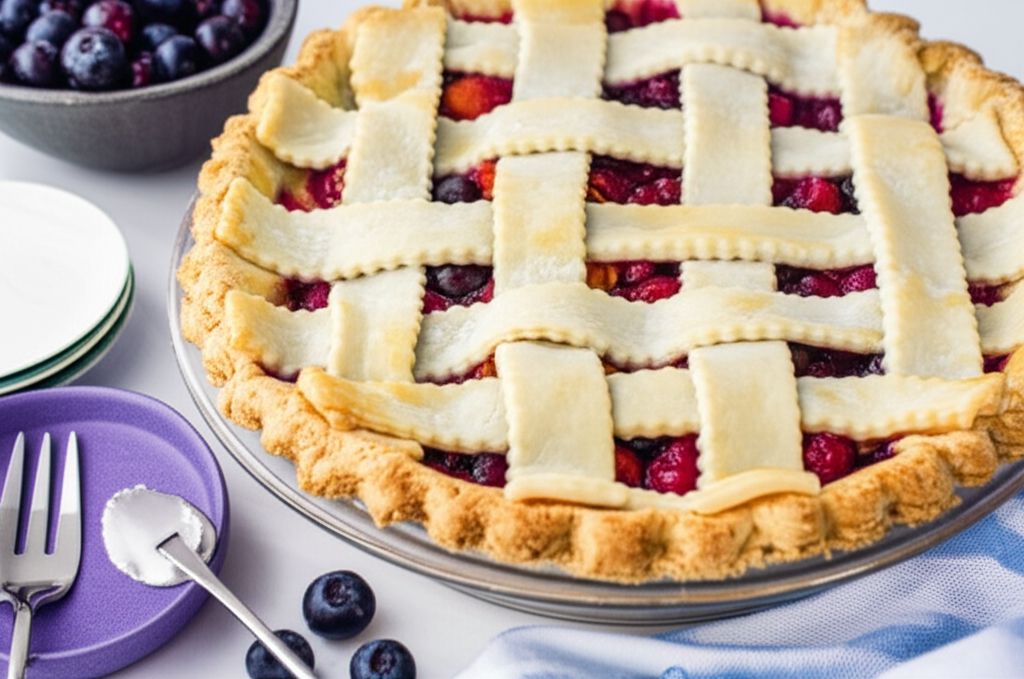 Cherry Berry Peach Pie