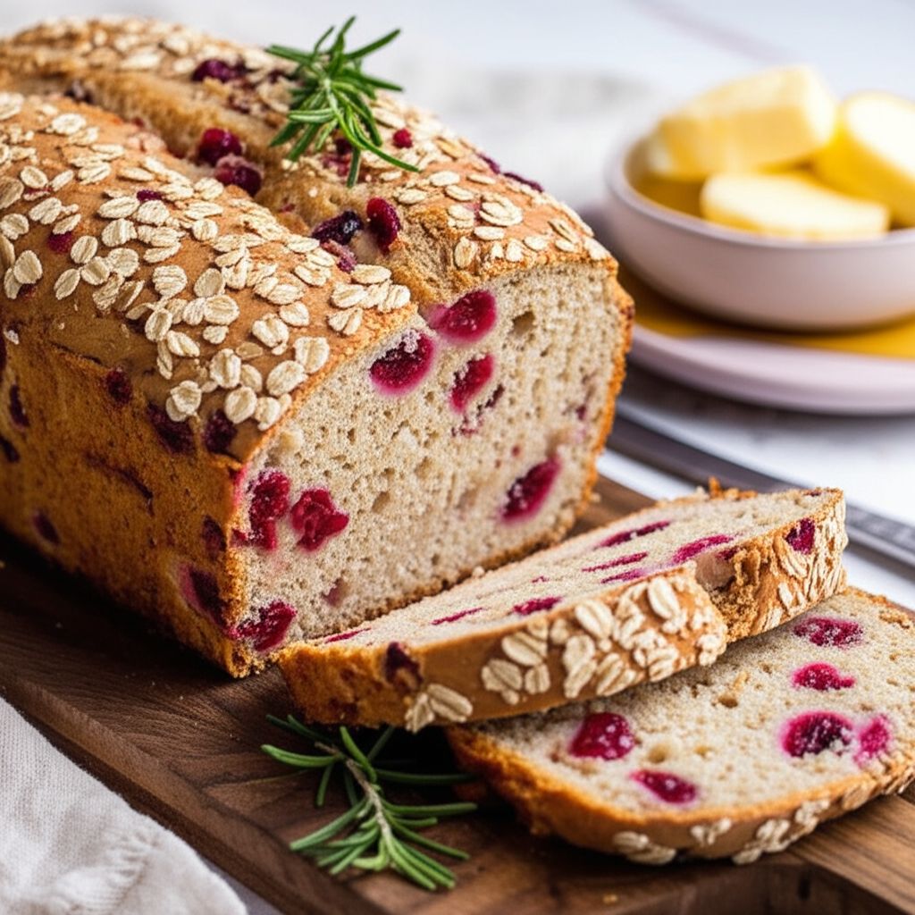 Cranberry Oat Bread