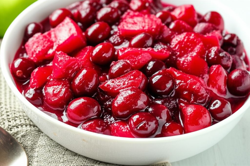 Cranberry Sauce with Apples