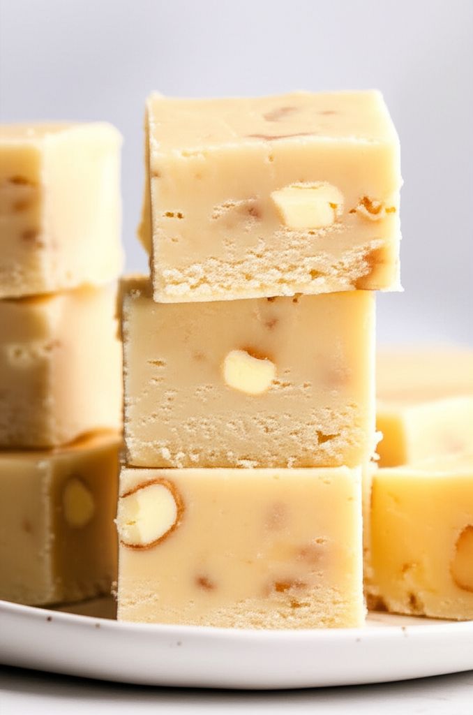 Creamy Eggnog Fudge