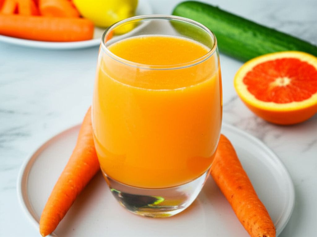 Cucumber Orange Carrot Juice