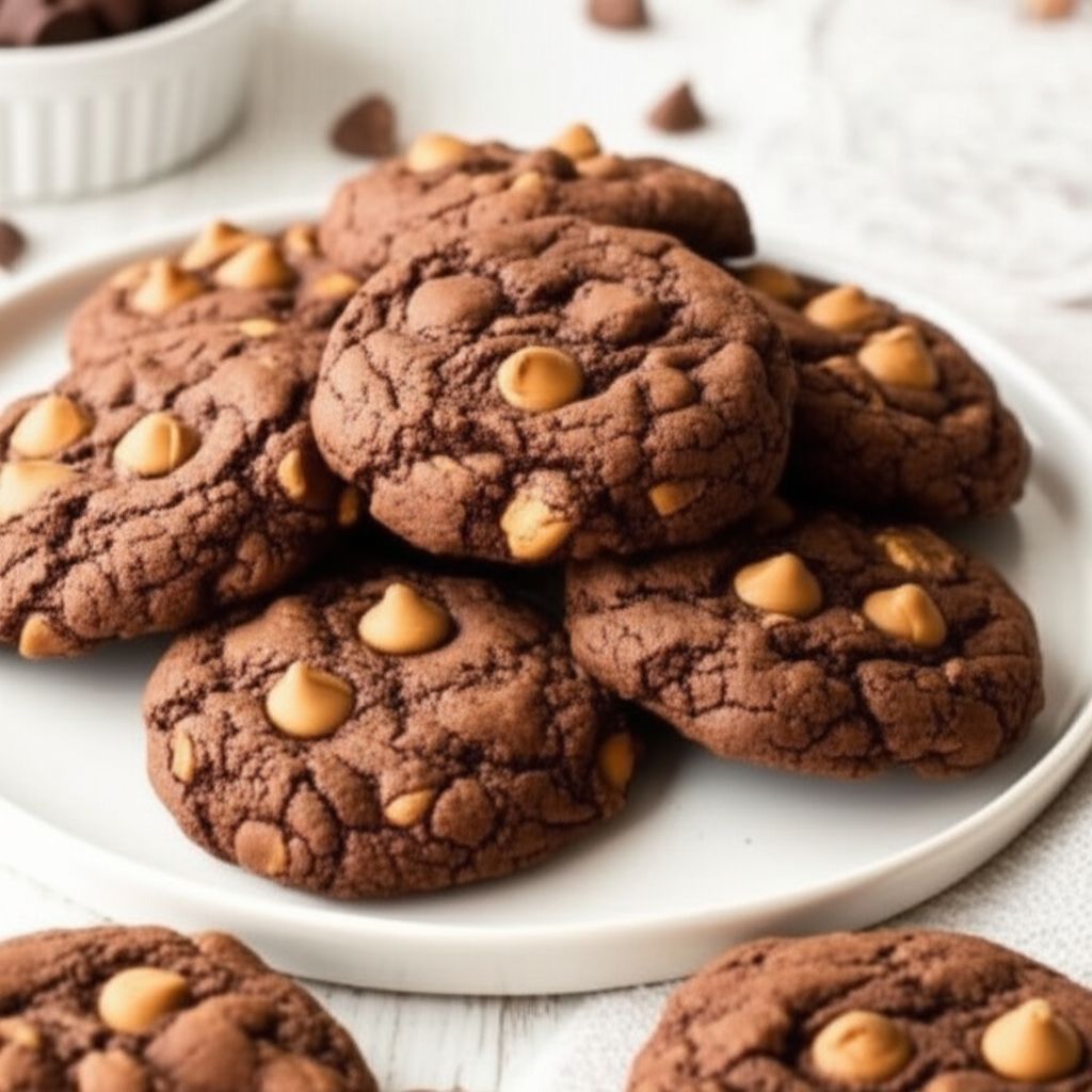 Easy Chocolate Butterscotch Cookies