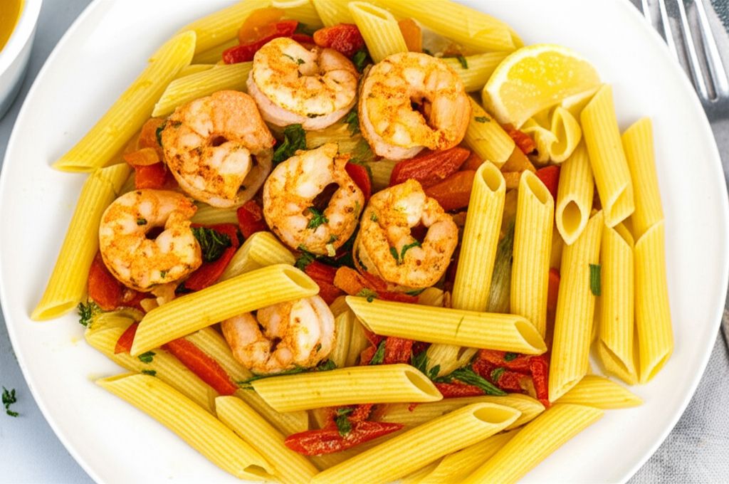Easy Lemon Shrimp Pasta