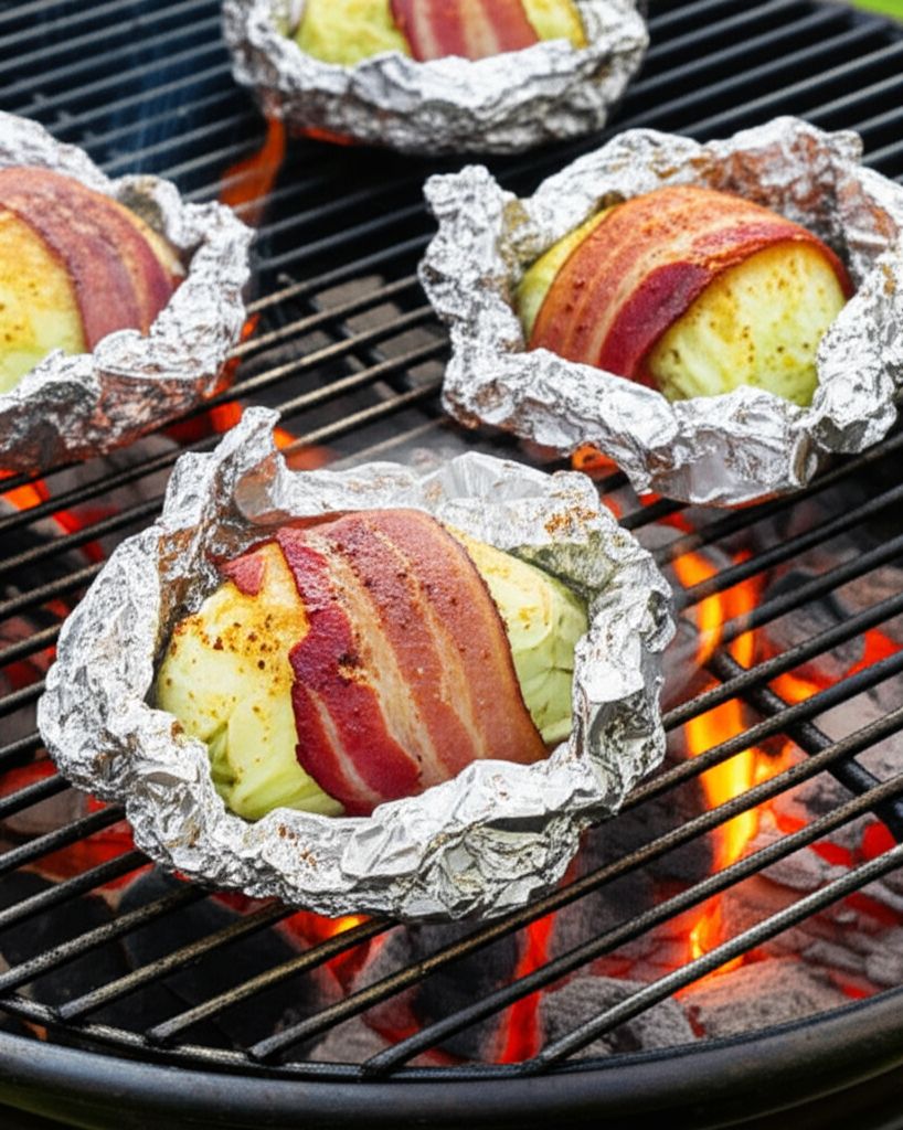 Foil-Wrapped Cabbage