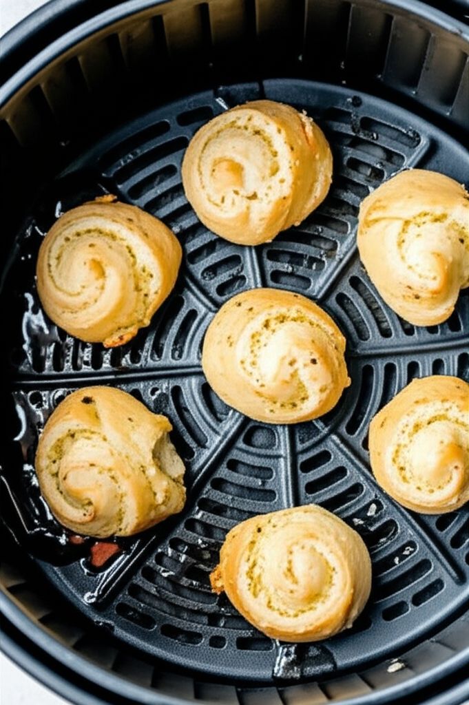 Frozen Garlic Knots in the Air Fryer