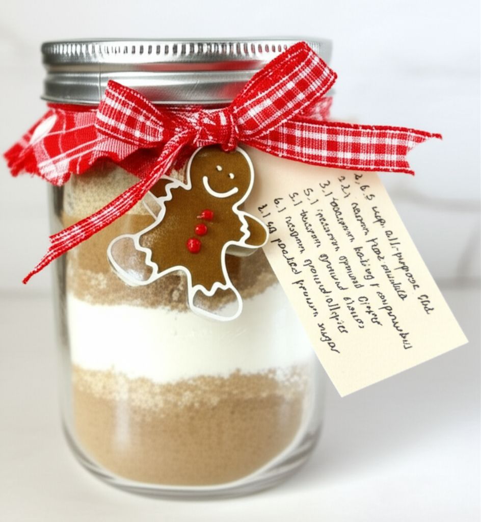 Gingerbread Cookie Mix in a Jar