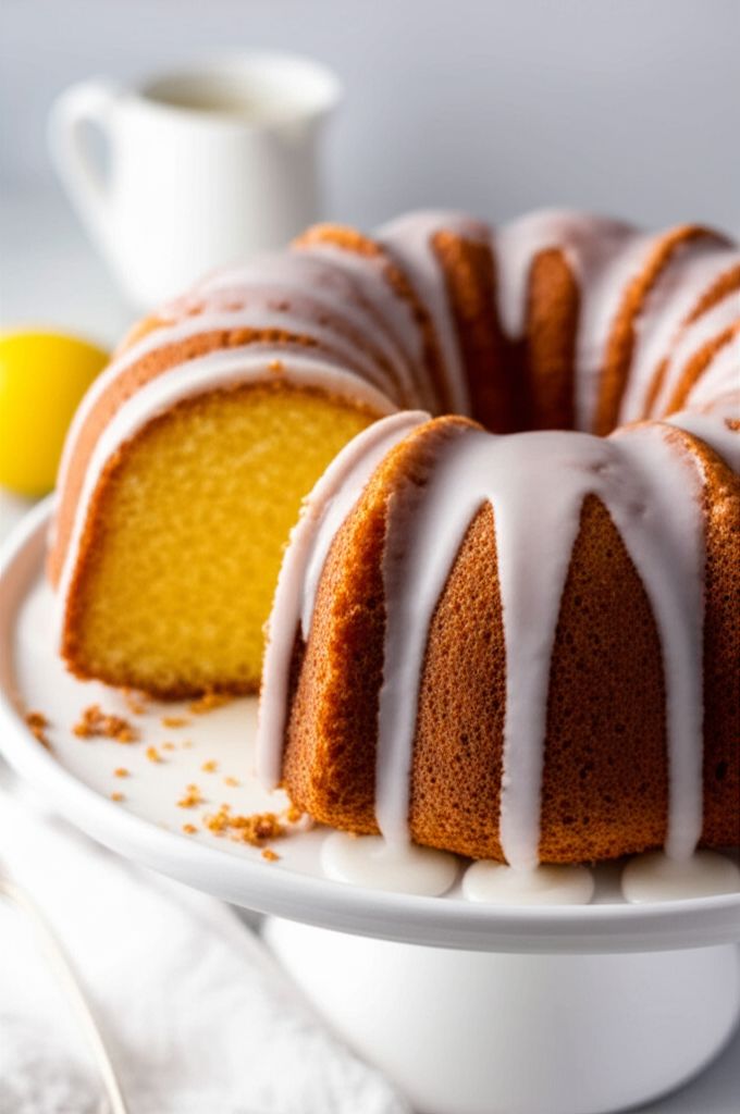 Glazed Lemon Supreme Pound Cake