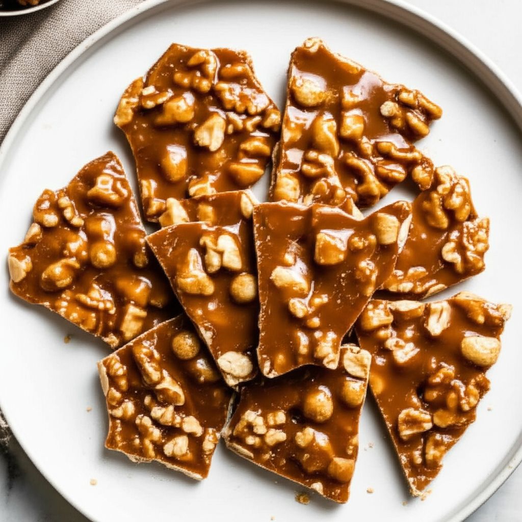 Grandma Myrna's Honey-Walnut Brittle