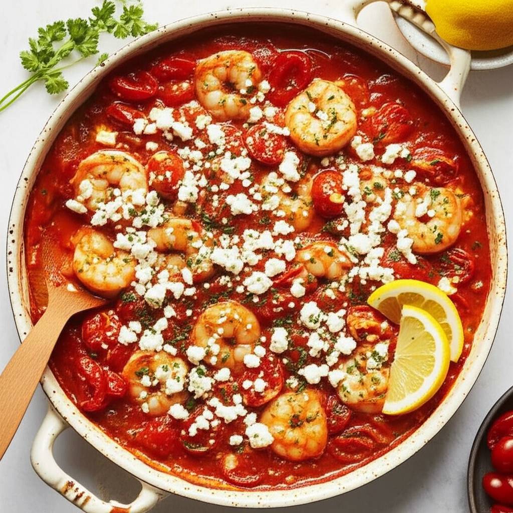 Greek Shrimp Dish From Santorini