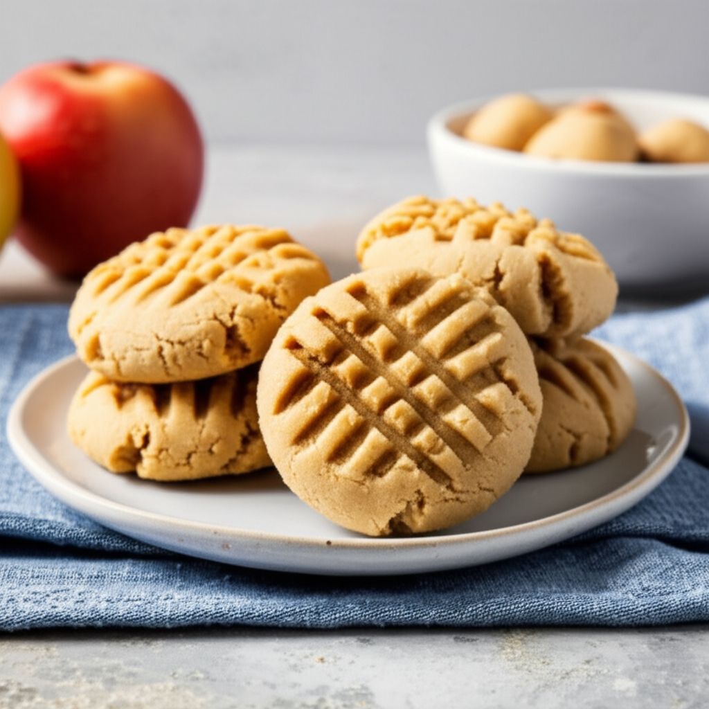 Healthier Classic Peanut Butter Cookies